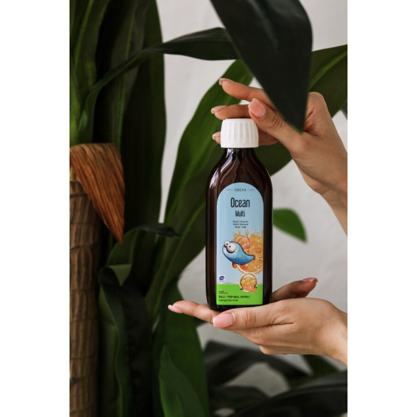 Вітамінний комплекс для дітей з мультімінералами та Omega 3 Orzax Ocean Multi Syrup, 150 мл